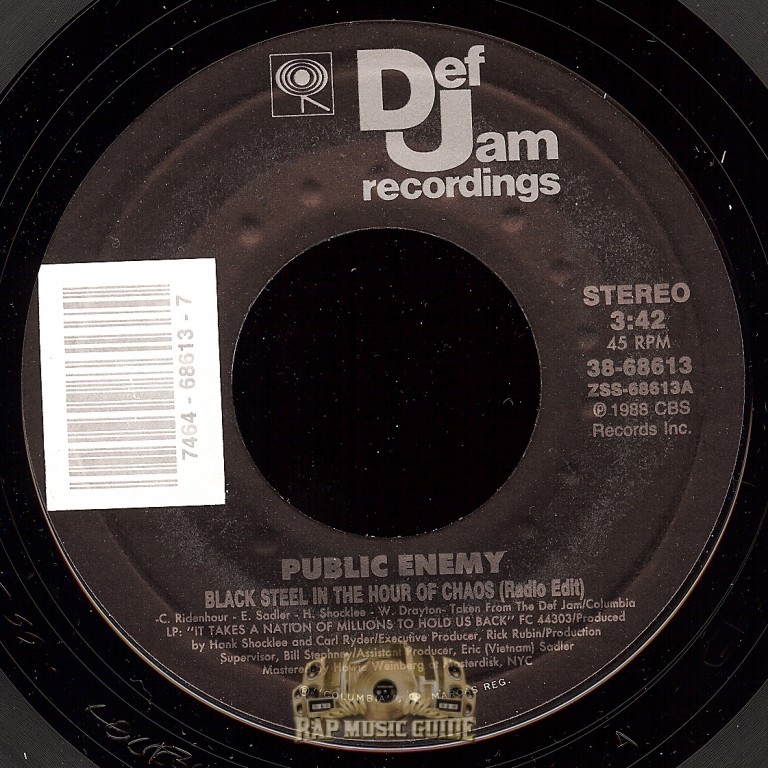 Public Enemy - Black Steel In The Hour Of Chaos/ Caught, Can We Get A ...