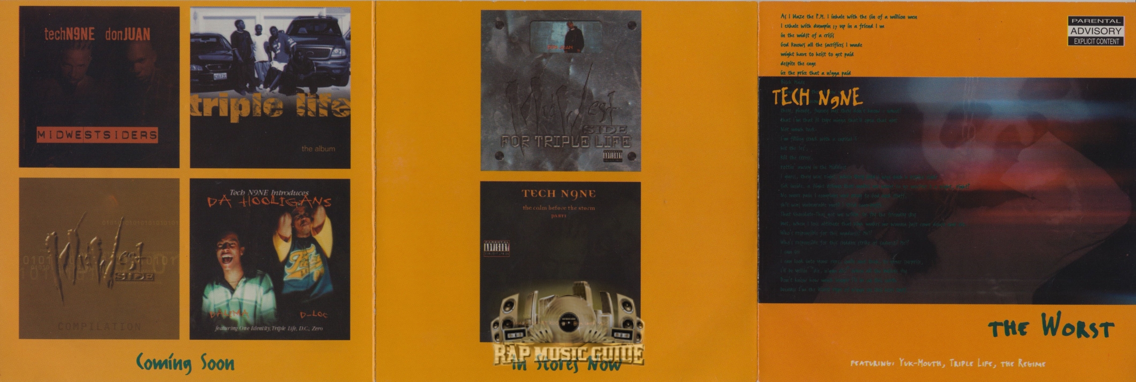 Tech N9ne - The Worst: 1st Press. CD | Rap Music Guide