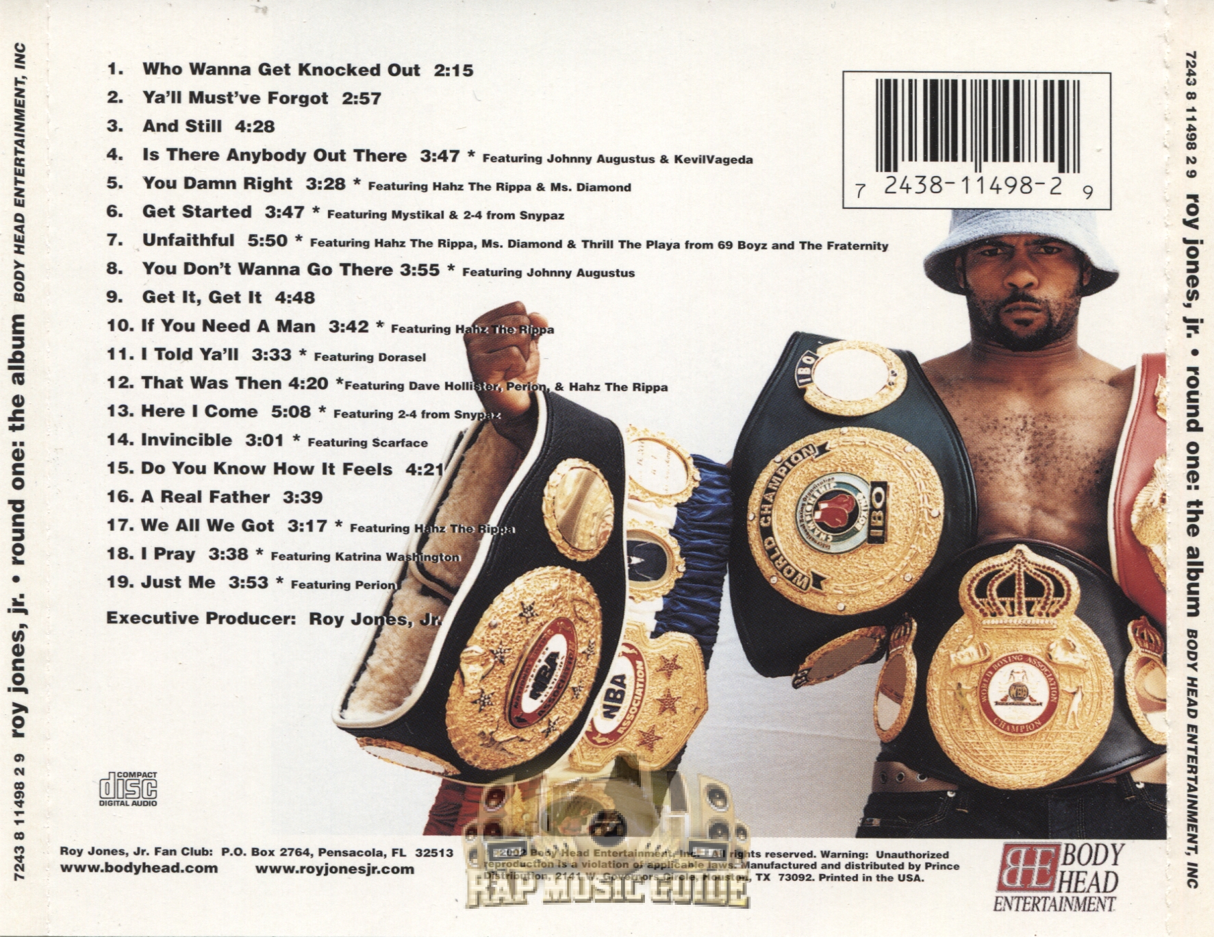 Roy Jones, Jr. - Round One: The Album: CD | Rap Music Guide