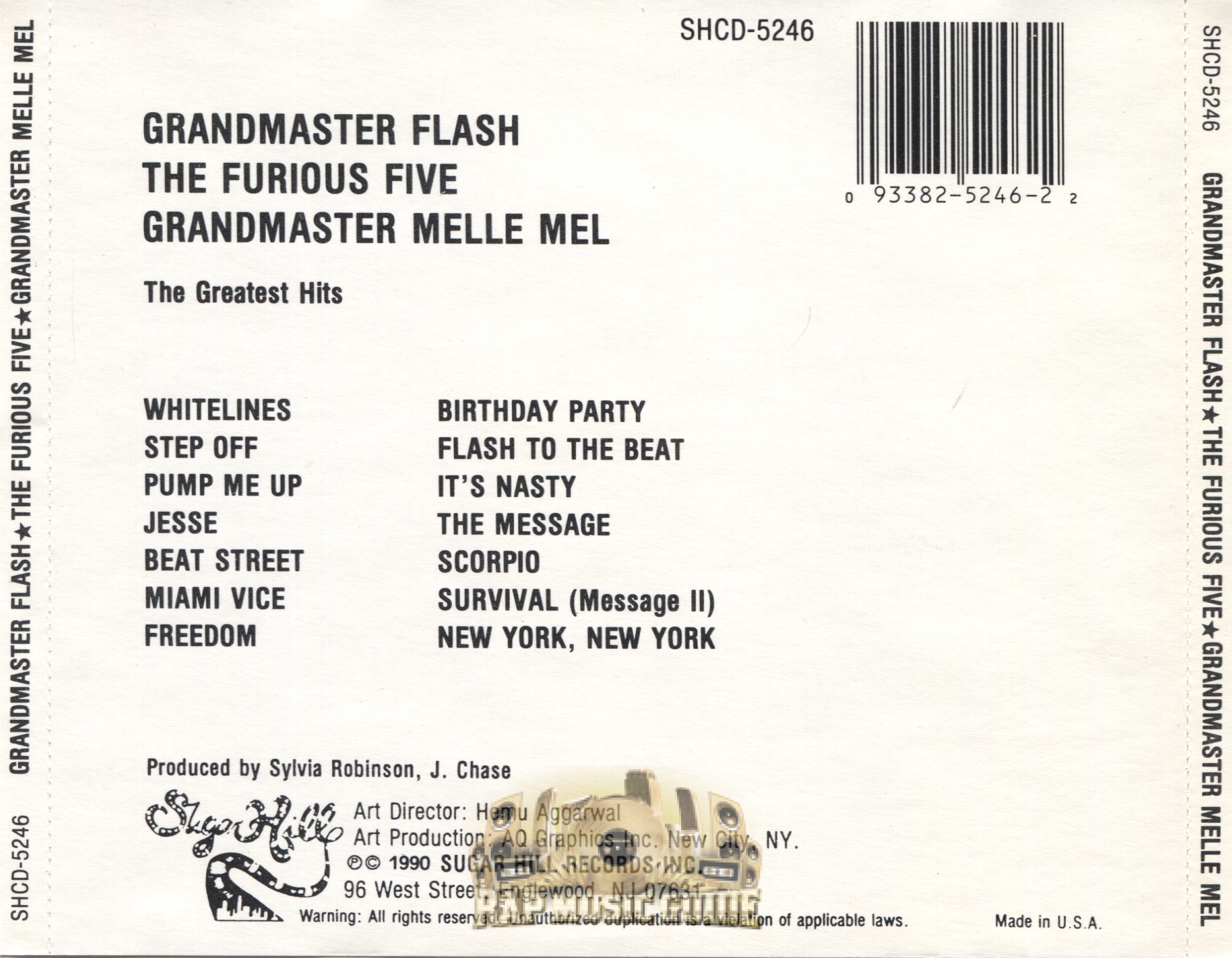 The Best Of Grandmaster Flash & The Furious Five — Grandmaster Flash and  The Furious Five