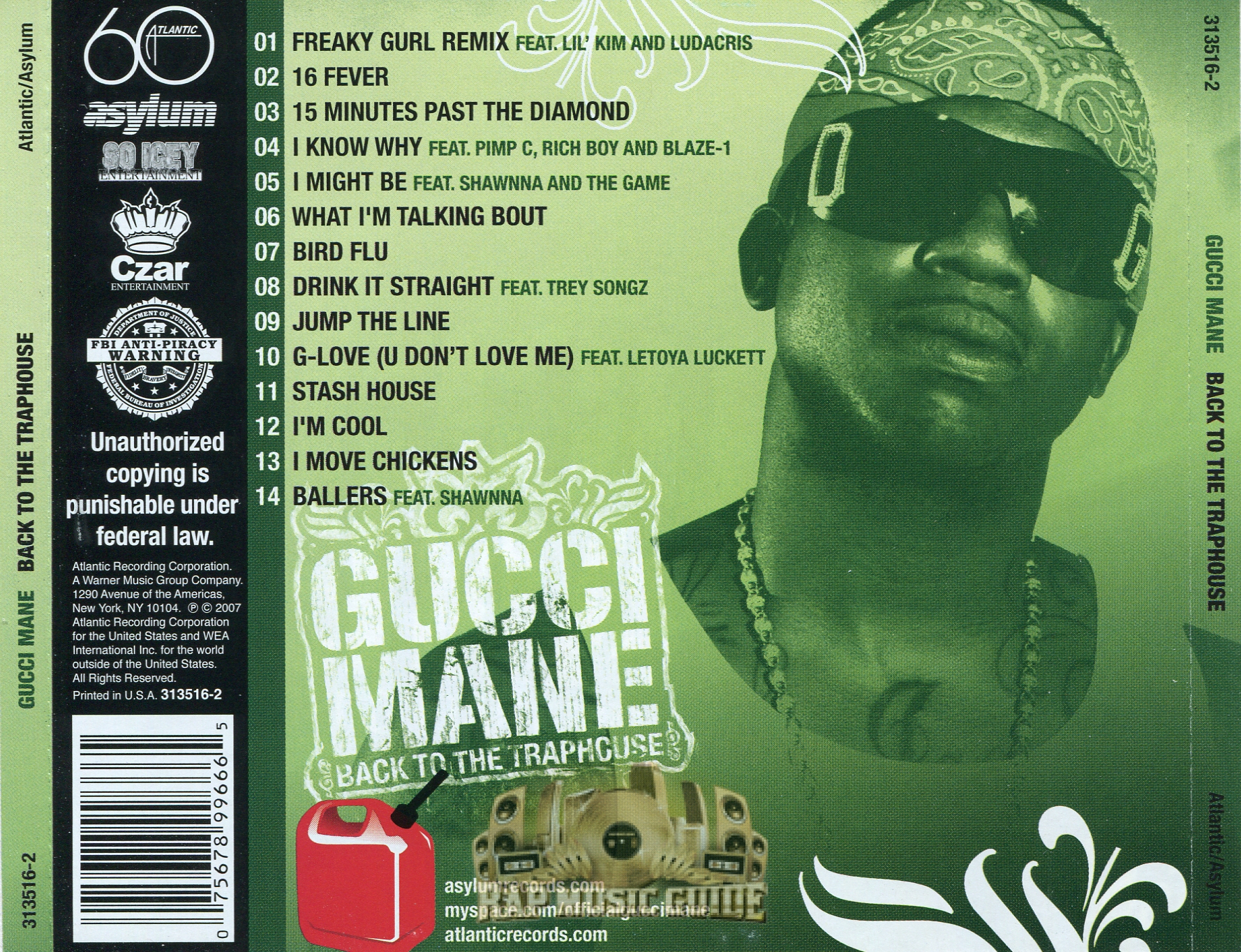 Back to the Traphouse by Gucci Mane (2007-05-03) by 