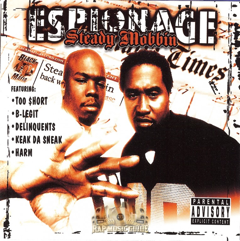 Steady Mobbin - Espionage: CD | Rap Music Guide