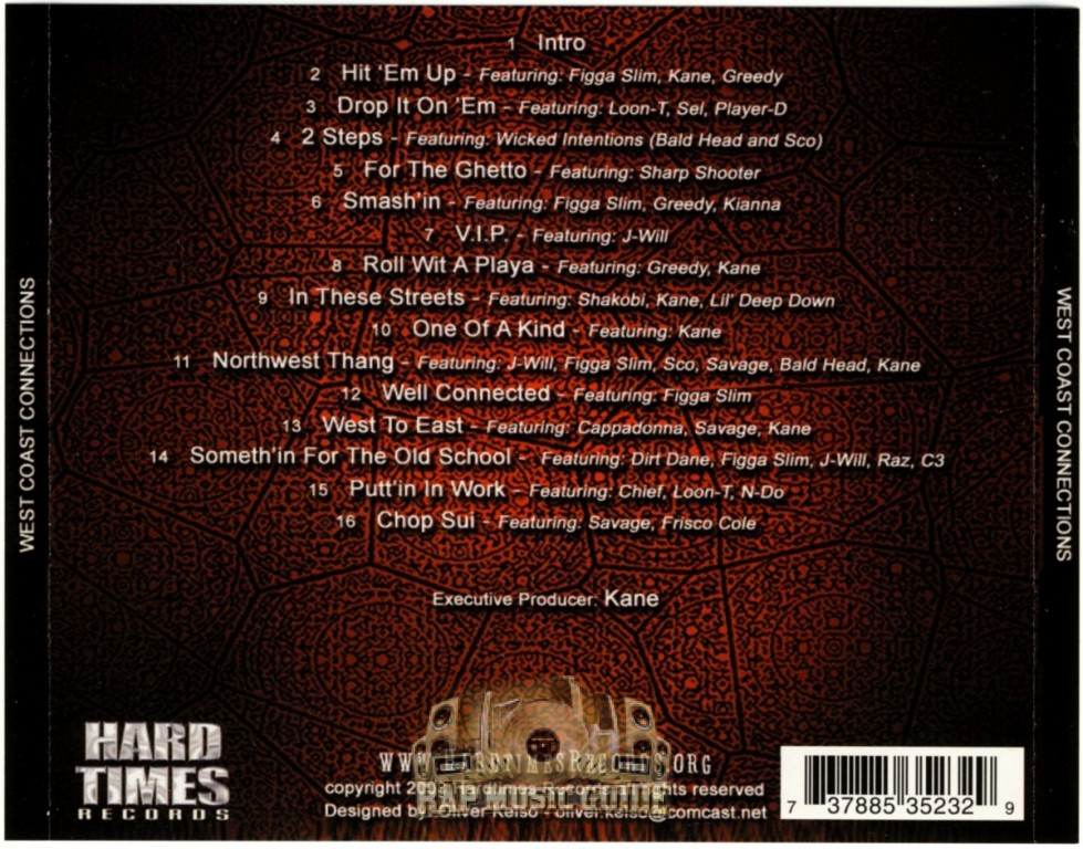 Hardtime Records Presents - West Coast Connections: CD | Rap Music Guide