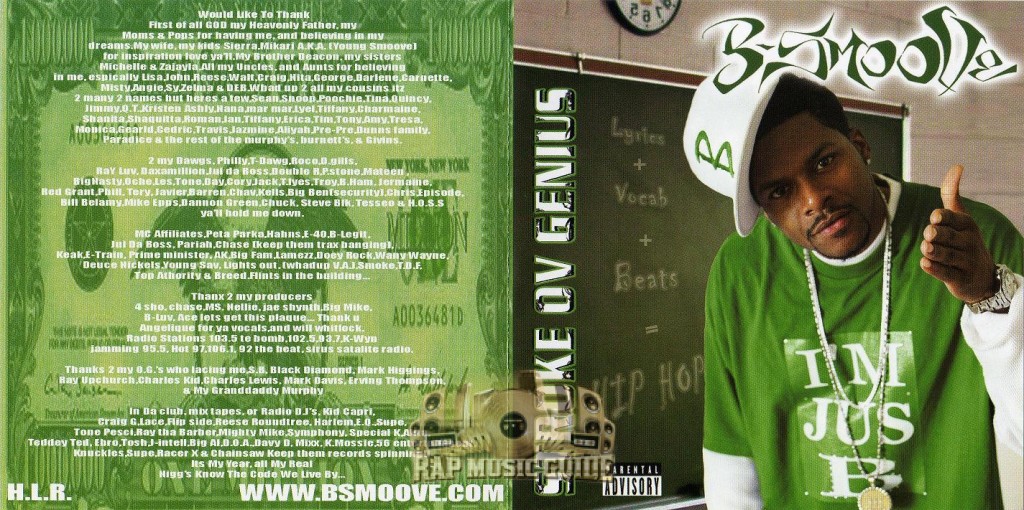 B. Smoove - Stroke Ov Genius: CD | Rap Music Guide