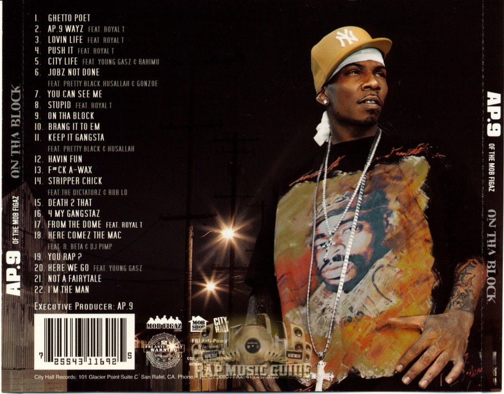 AP.9 - On Tha Block: CD | Rap Music Guide