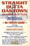 MC Twelve Gauge - Straight Outta Oakland [Gangsta Style]